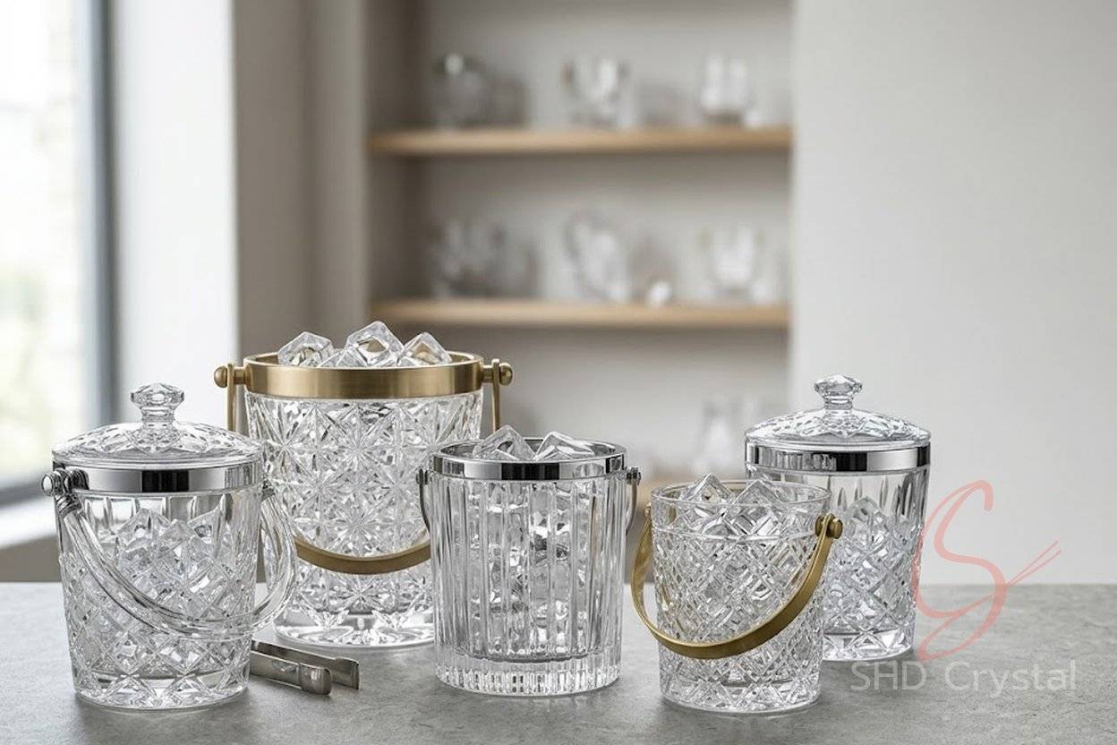 crystal ice buckets manufacturers