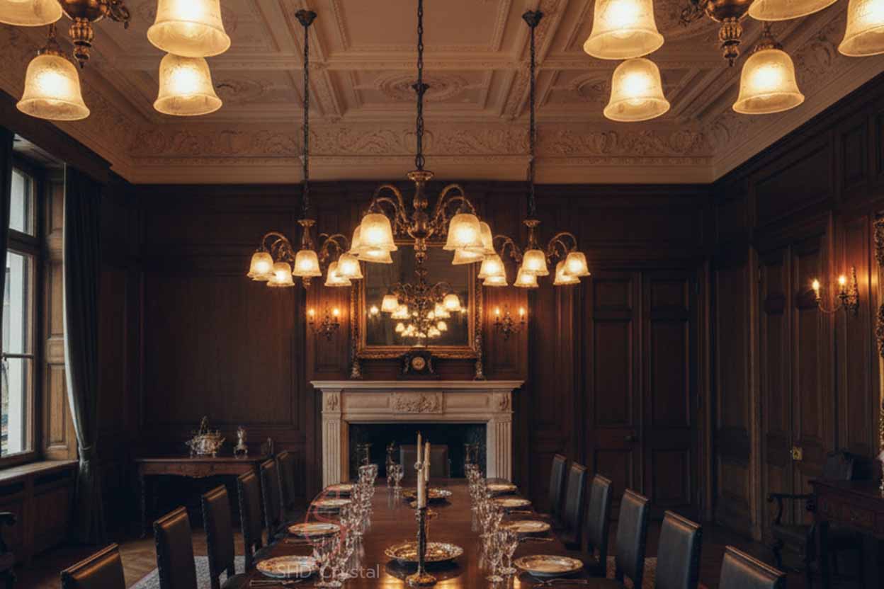 custom classical glass lamp shades