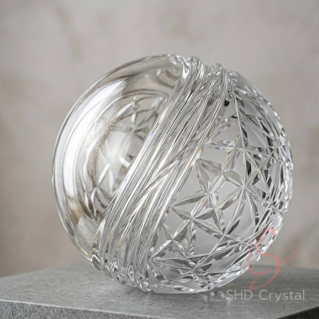 custom crystal glass art