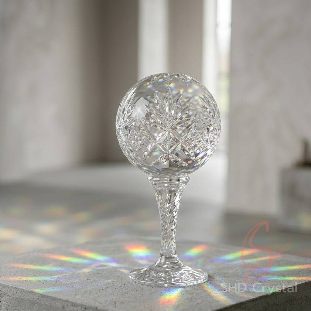 custom crystal glass golf