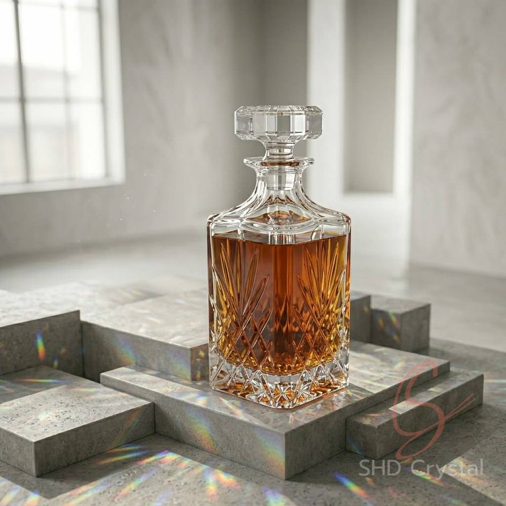 custom crystal whiskey decanter