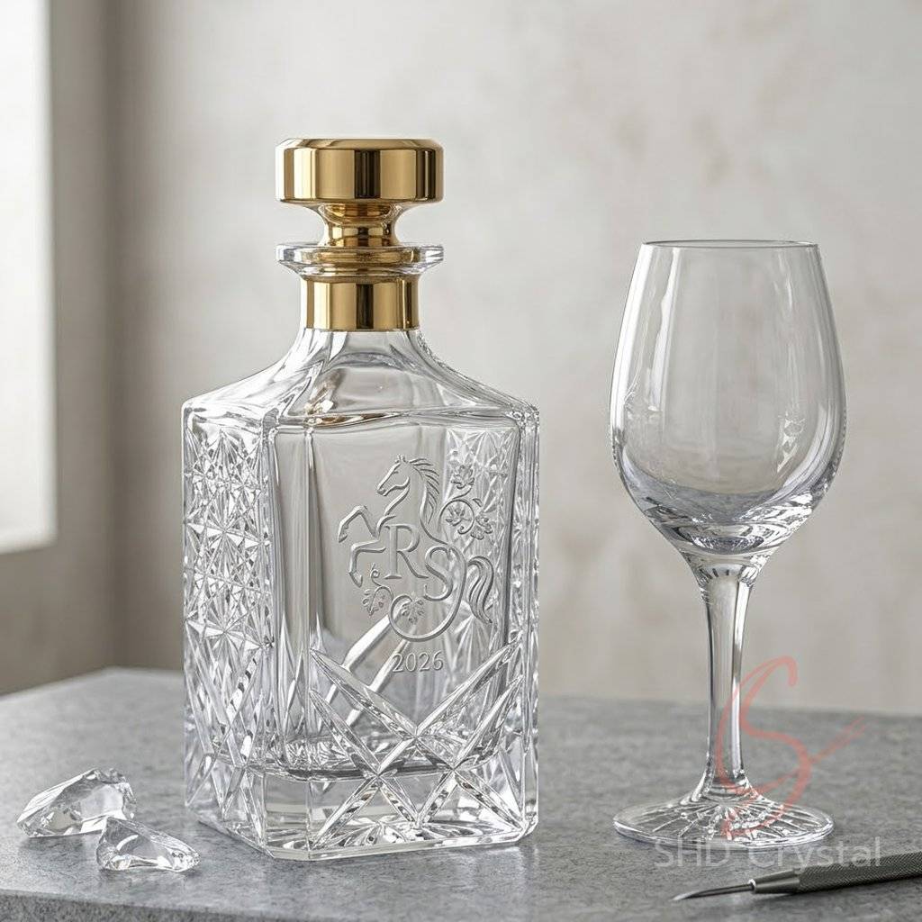 custom crystal wineware