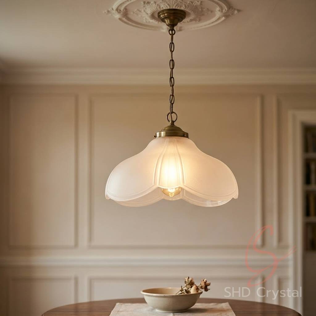 custom french style glass lamp shades