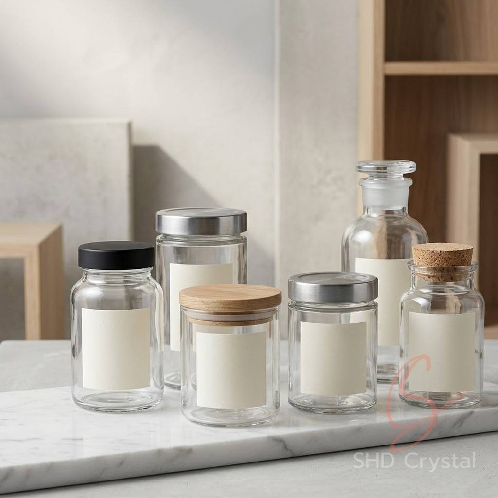 custom glass jar OEM