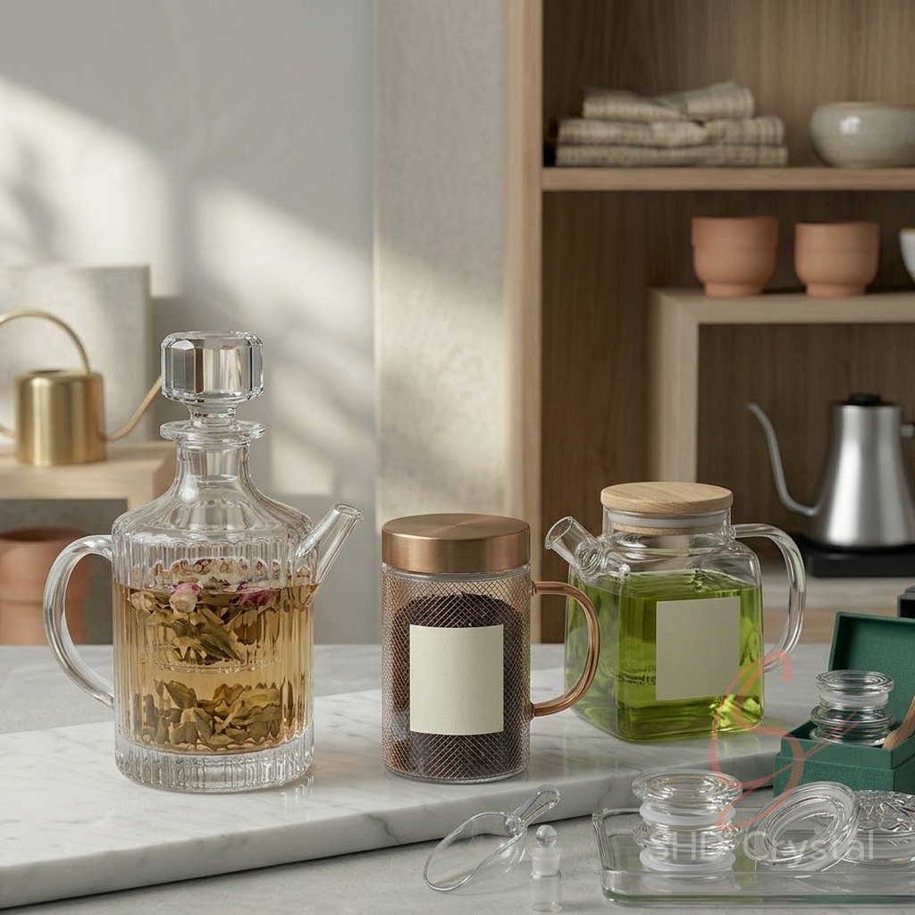 custom glass kettle