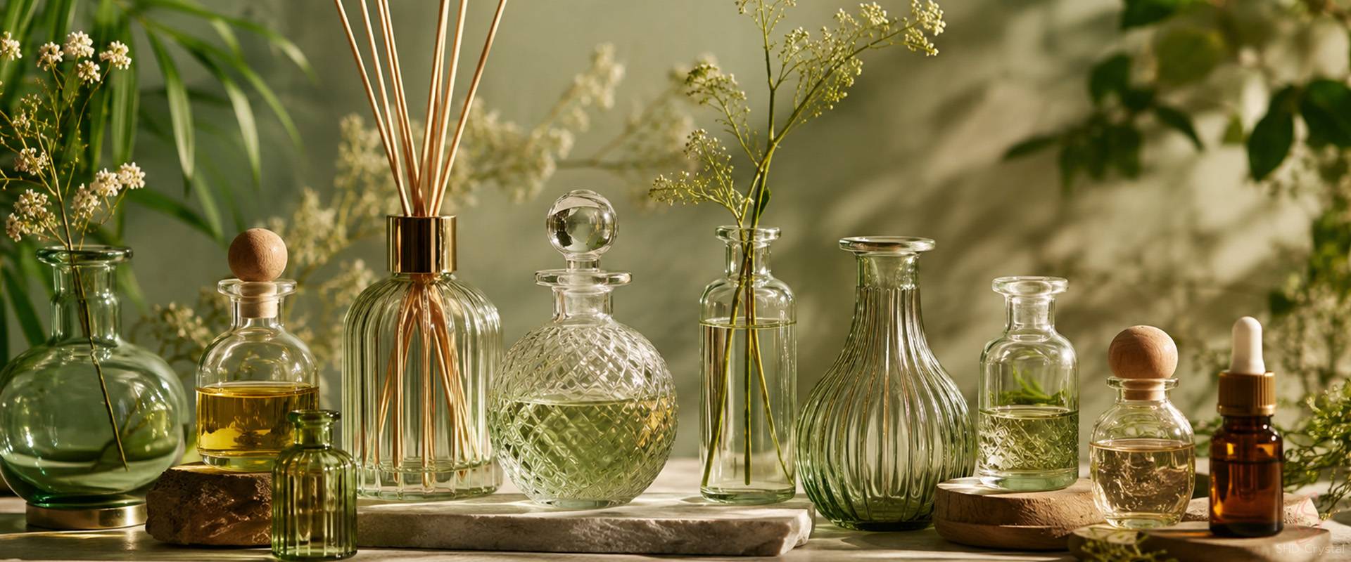 custom glass liquid containers