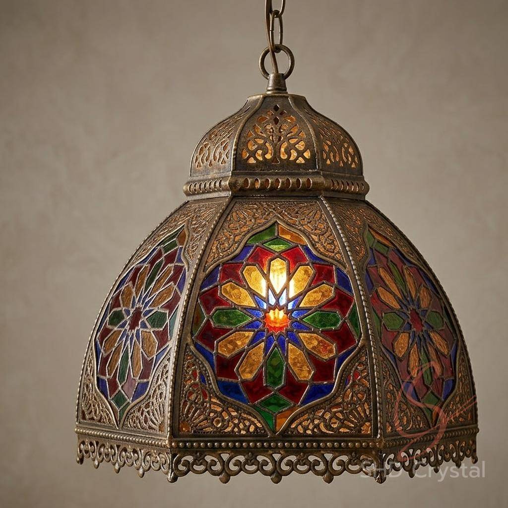 custom islamic style glass lamp shades