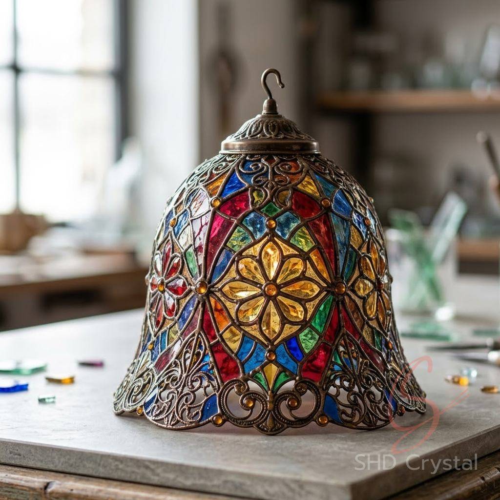 custom palace style glass lamp shades