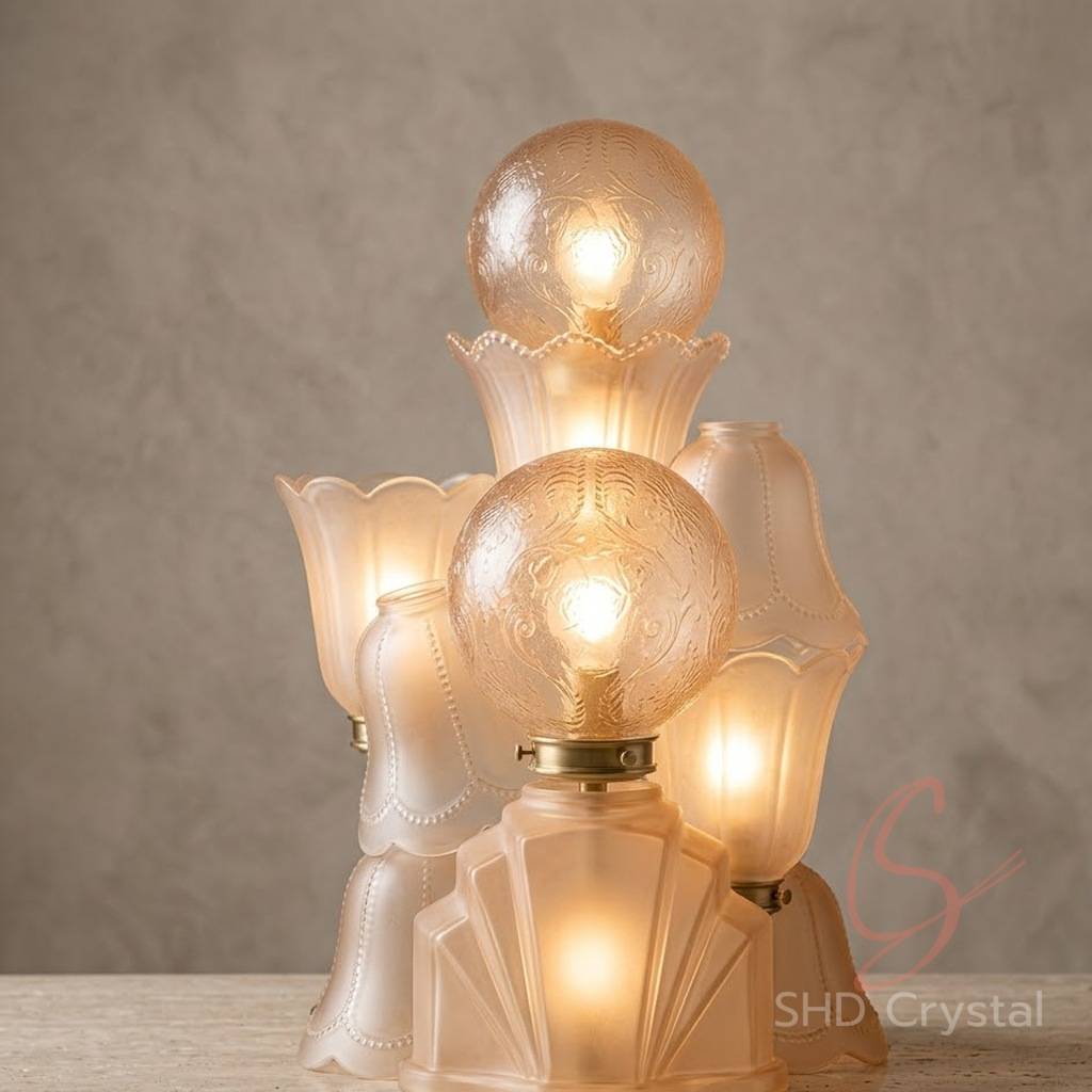 custom palace style glass lamp shades