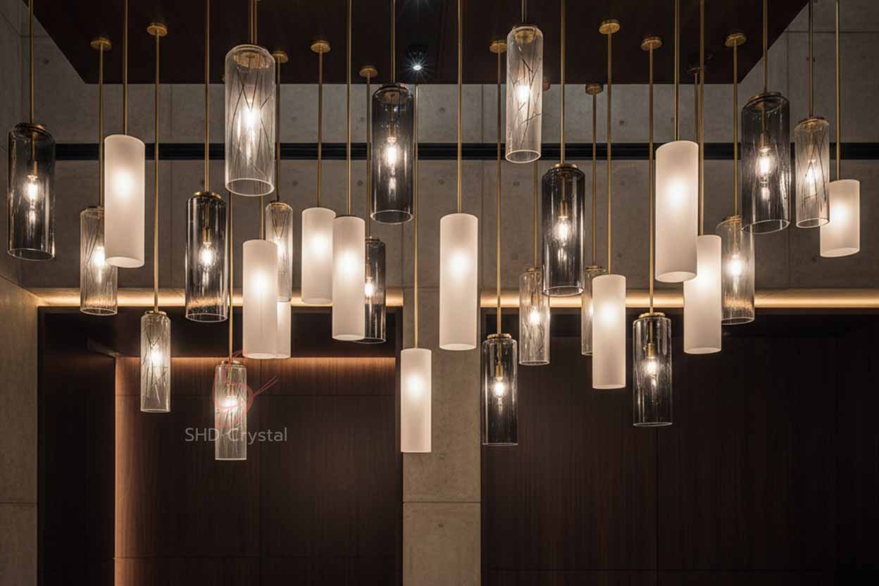 custom rectangular glass lamp shades