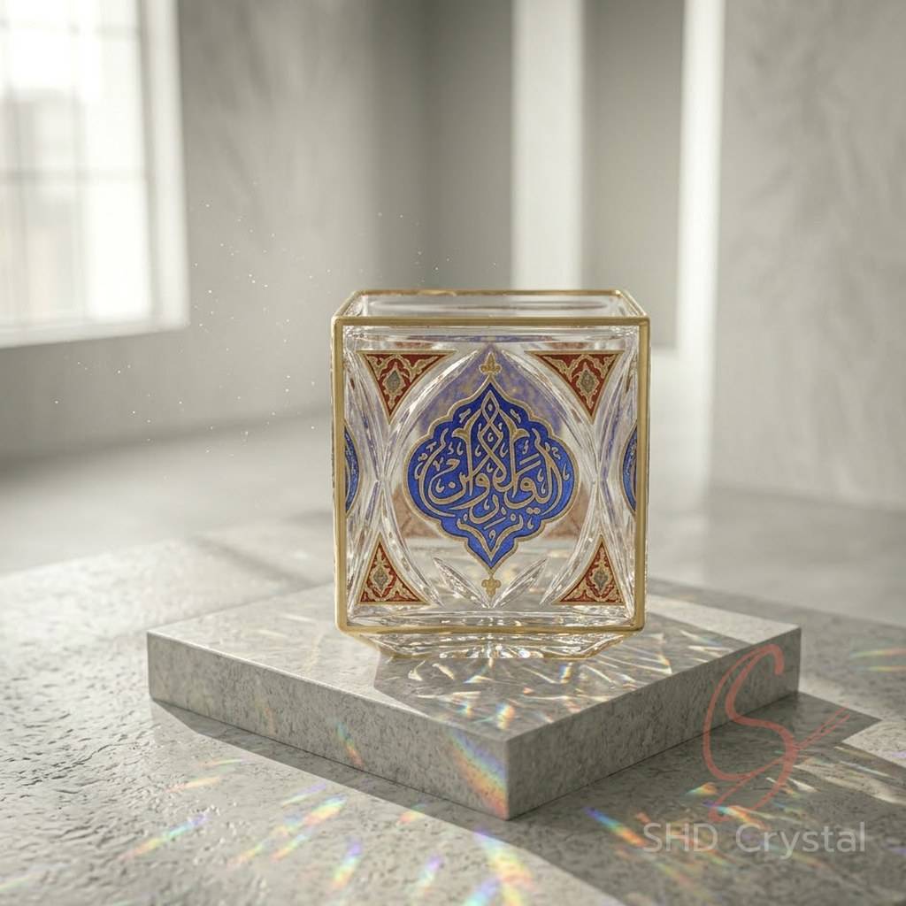 custom square glass lampshades