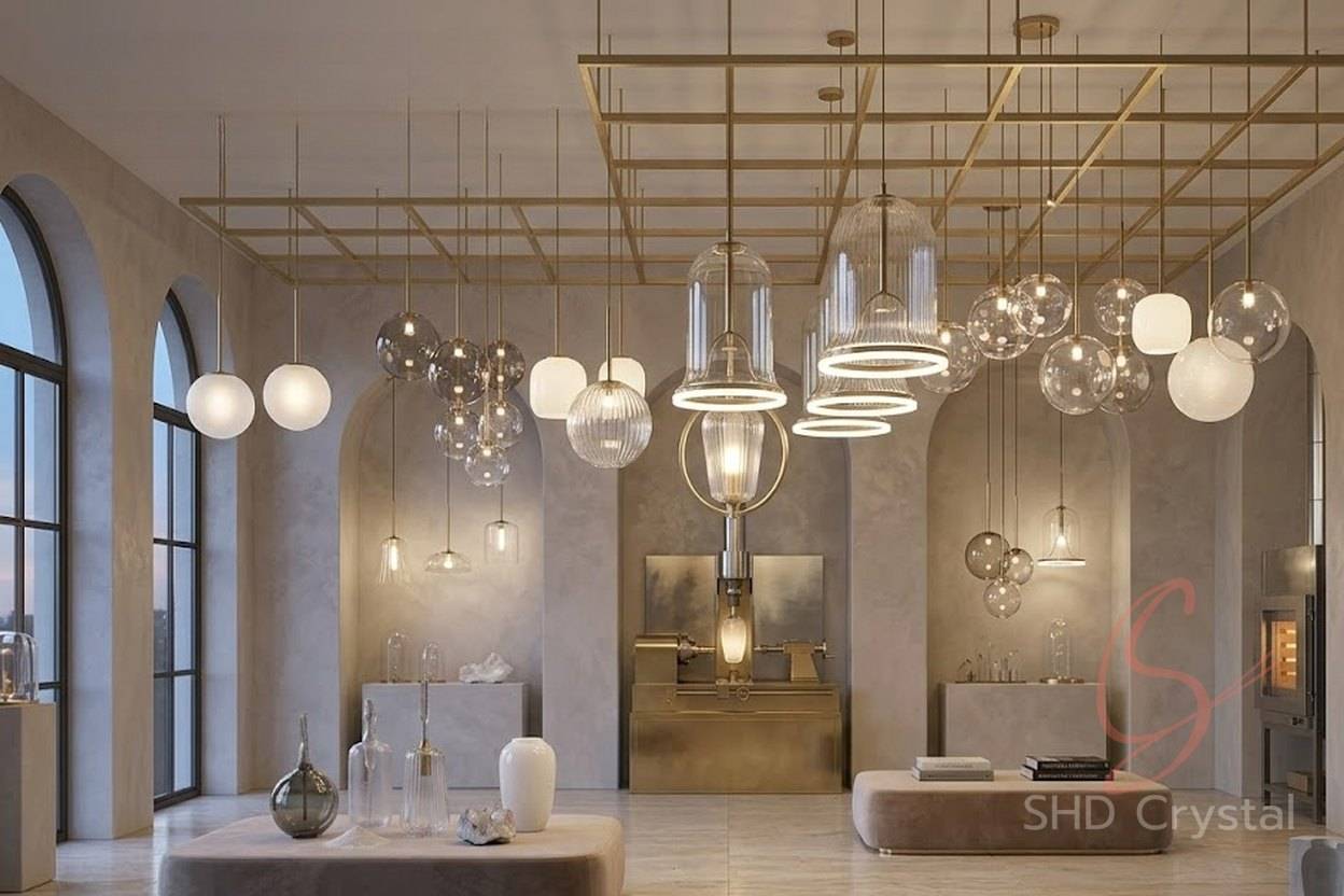custom suspended glass production