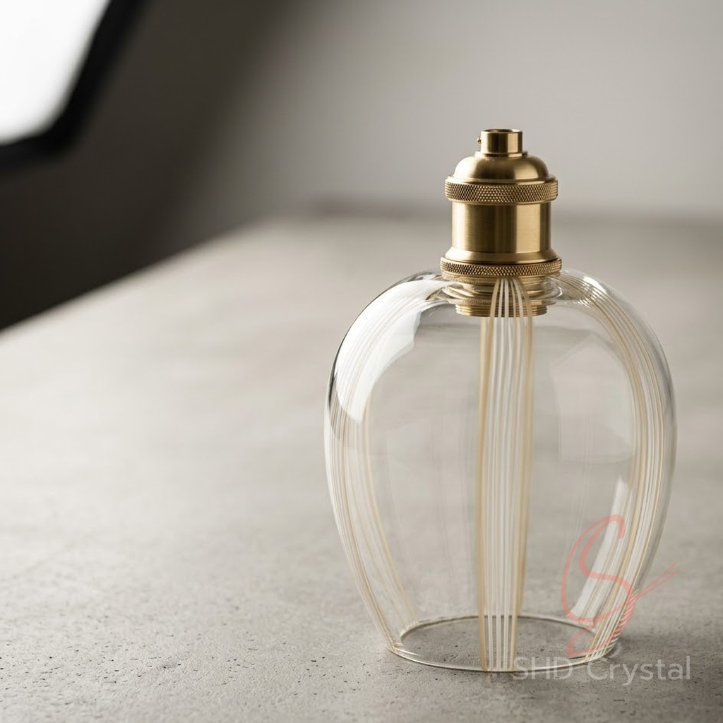 custom tulip glass lampshades