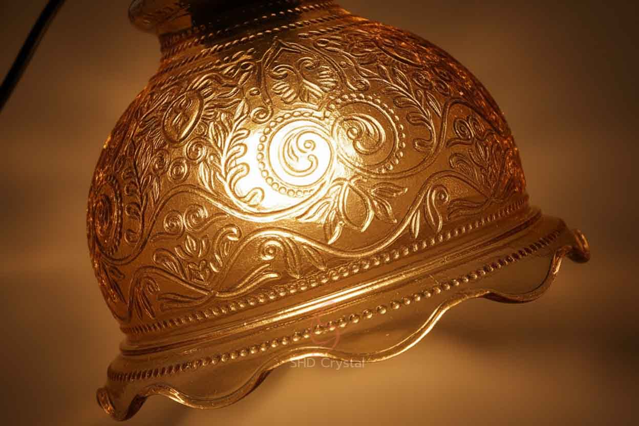 custom vintage glass lampshades