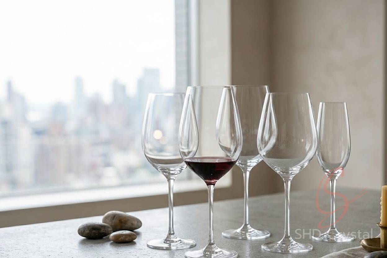 custom wine glass supplier