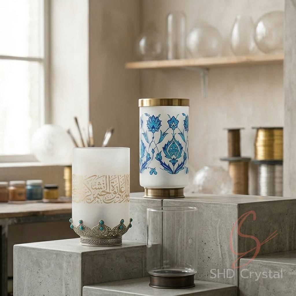 cylindrical glass lamp shades manufacturers