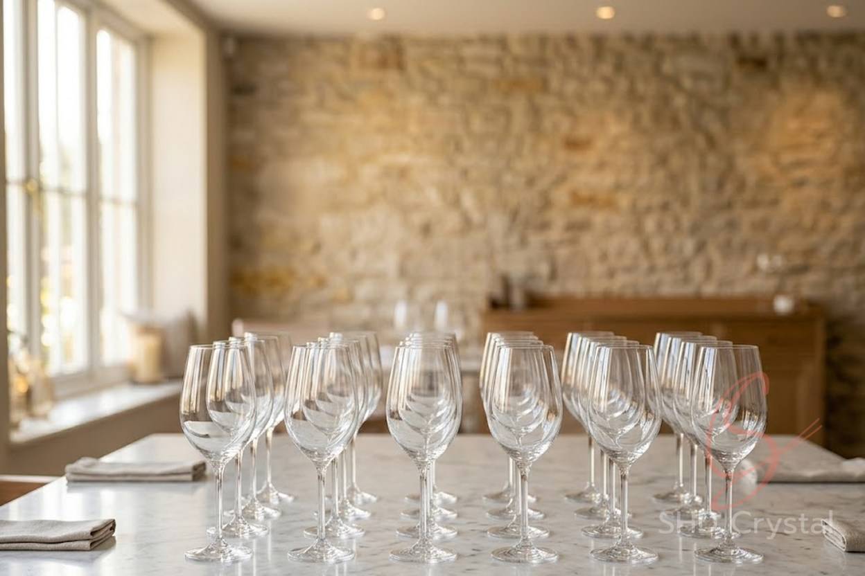 elegant wine glasses