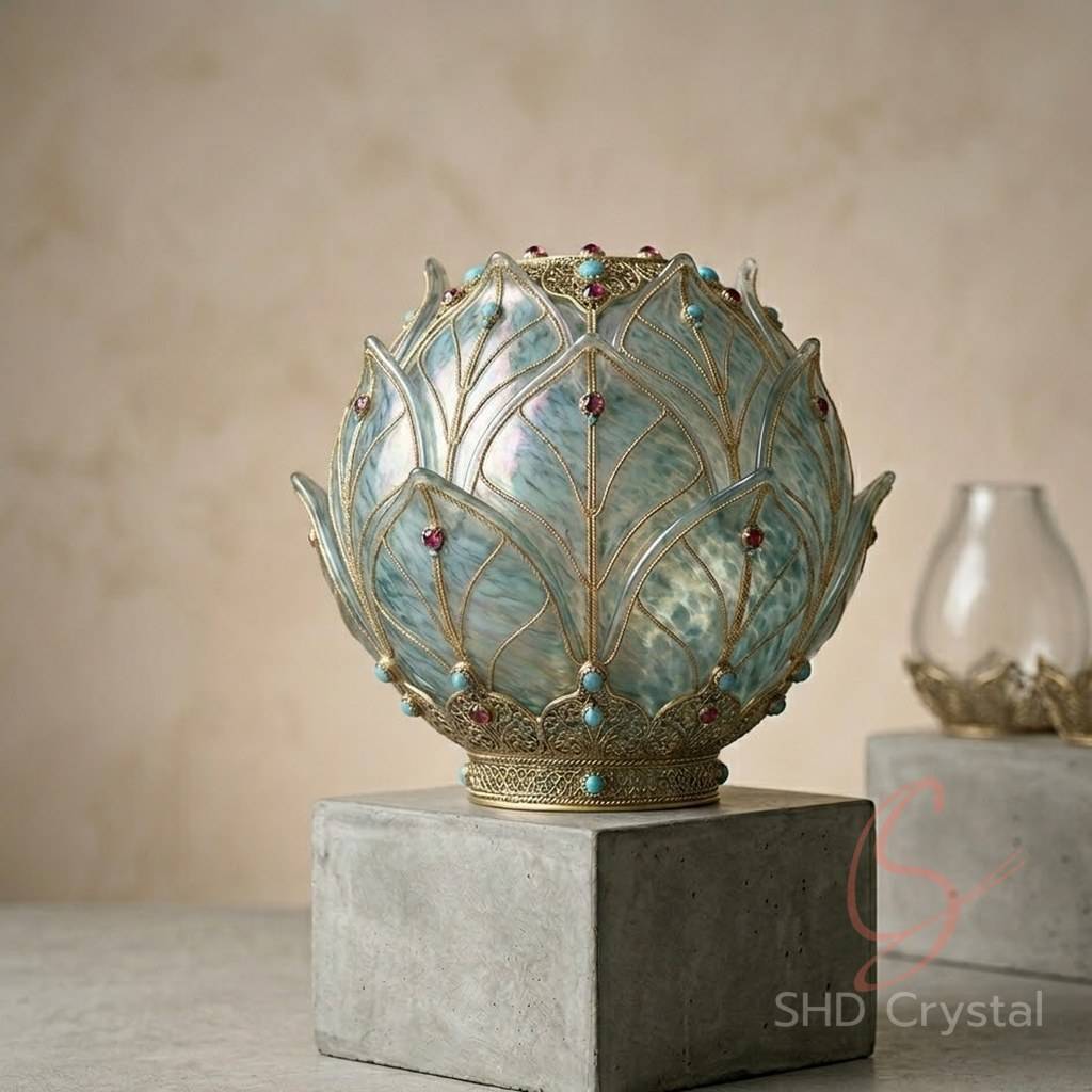 flower bud glass lamp shades manufacturers