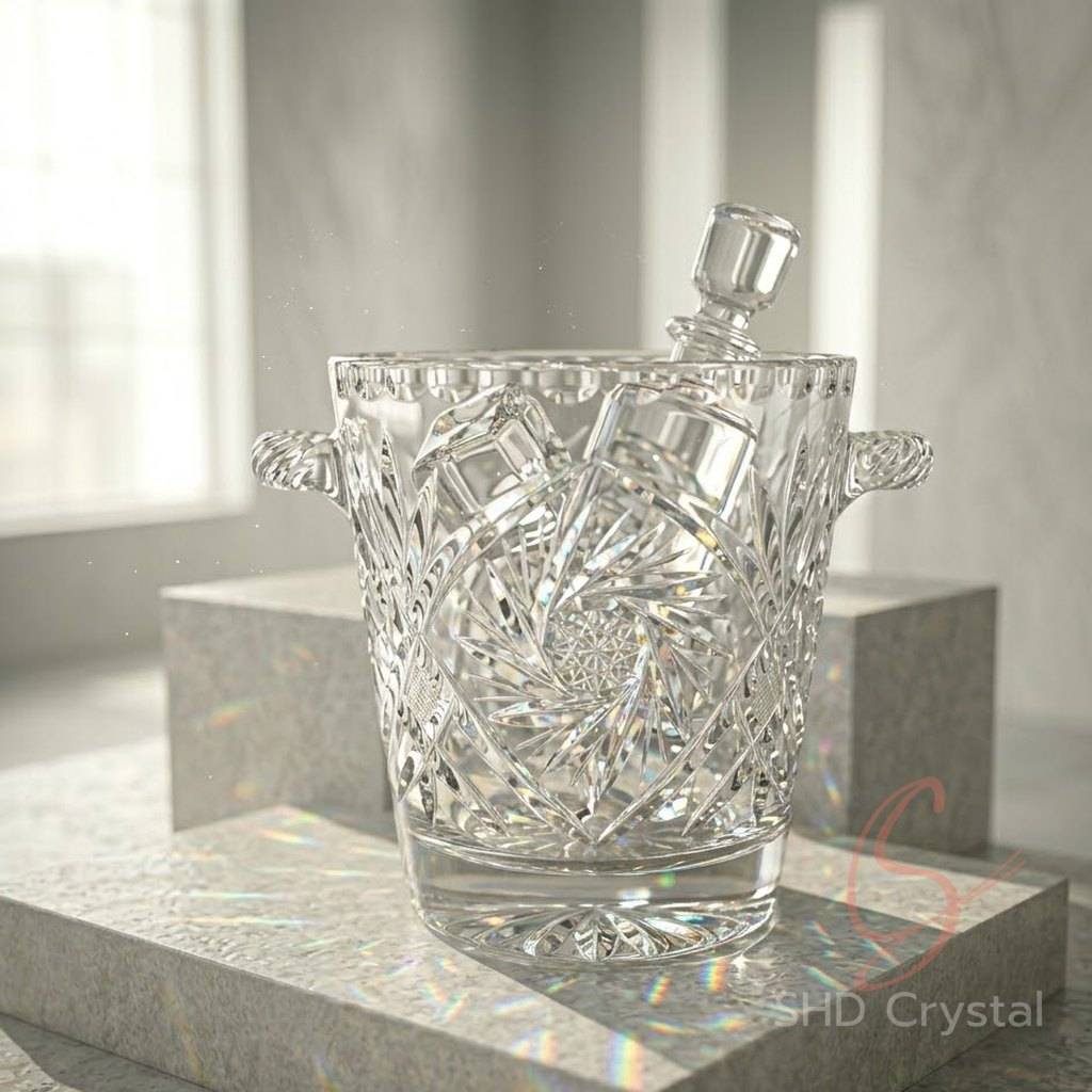 glass ice buckets factory
