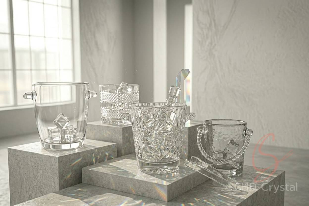 glass ice buckets manufacturers