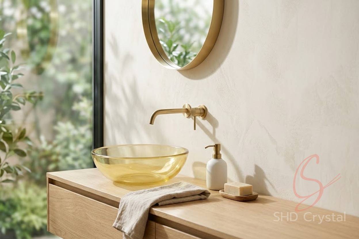 glass sink basins for party planning
