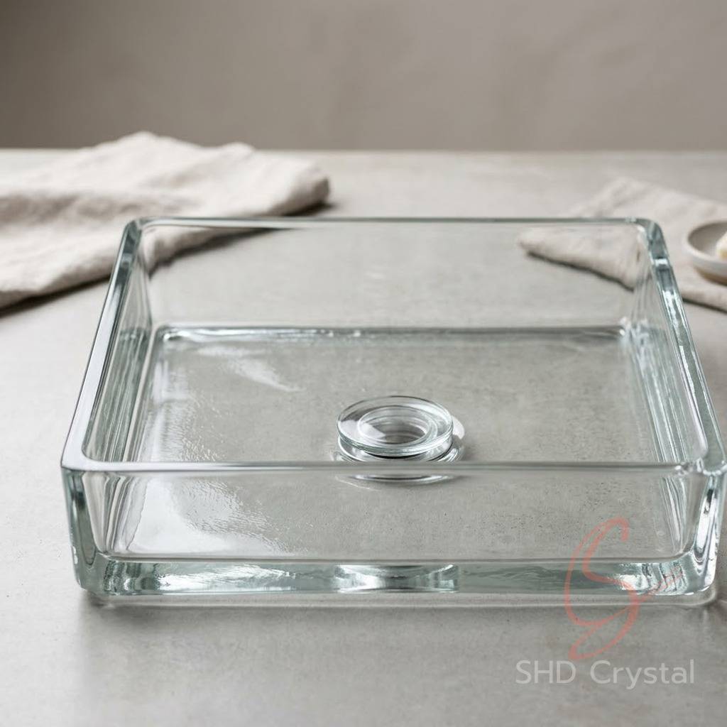 glass sink processing