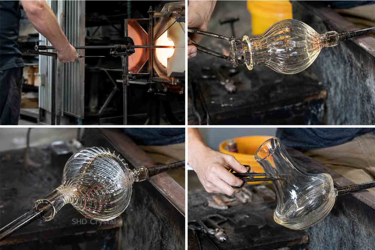 hand blown decanter OEM