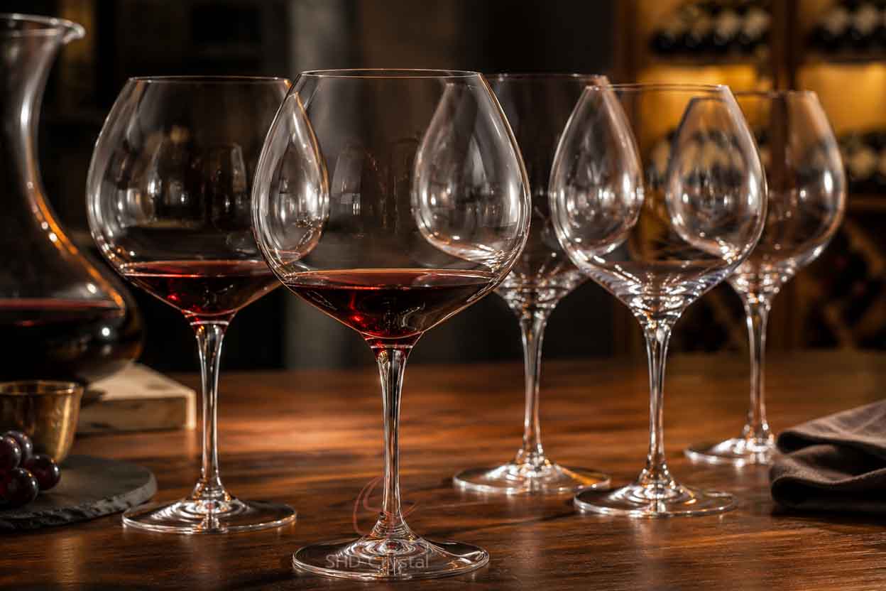 lead-free crystal wine glasses