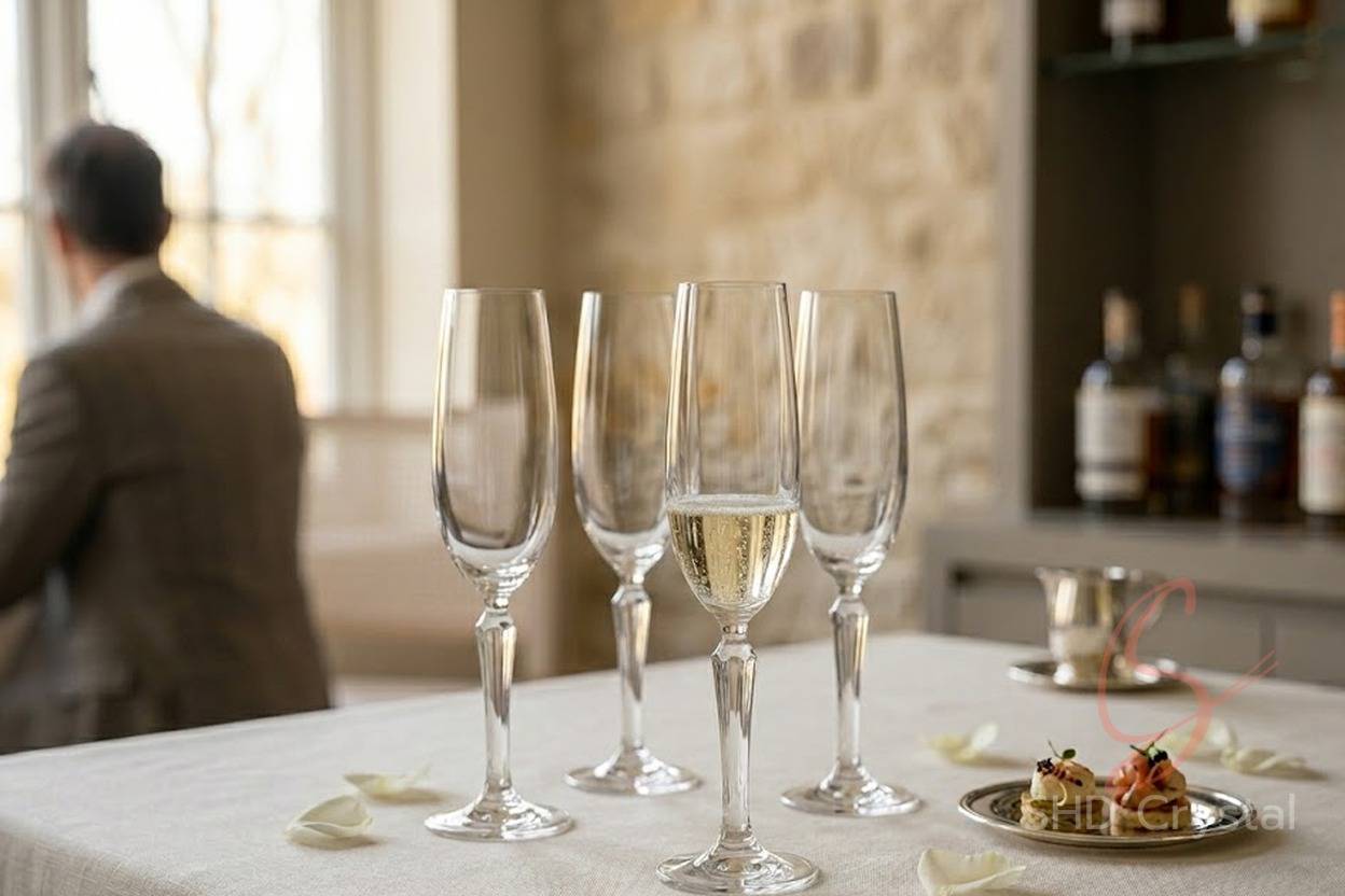 luxury champagne flutes