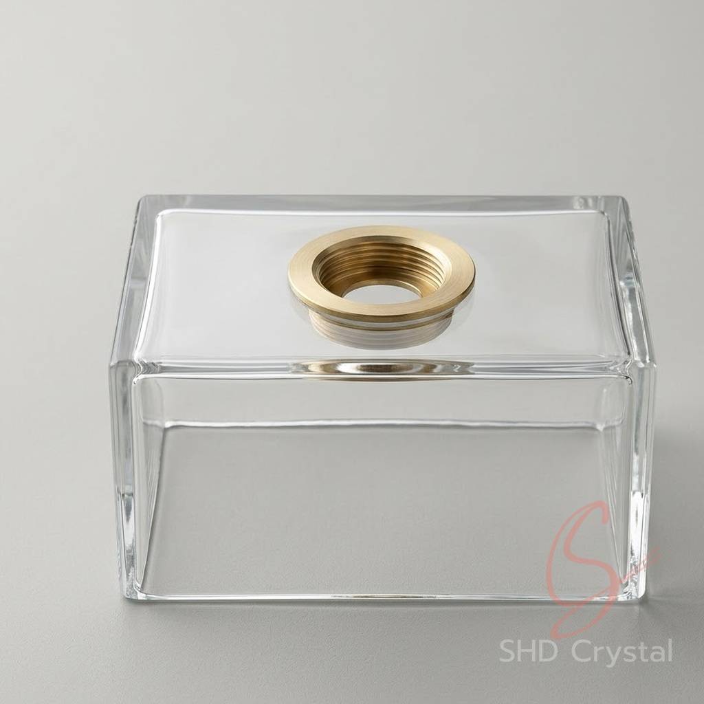 rectangular glass lamp shades oem