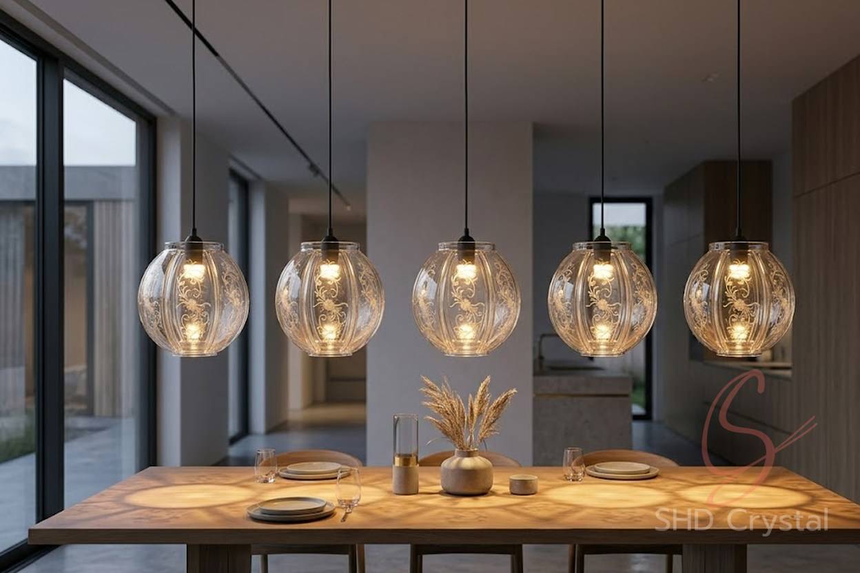 suspension lighting globes