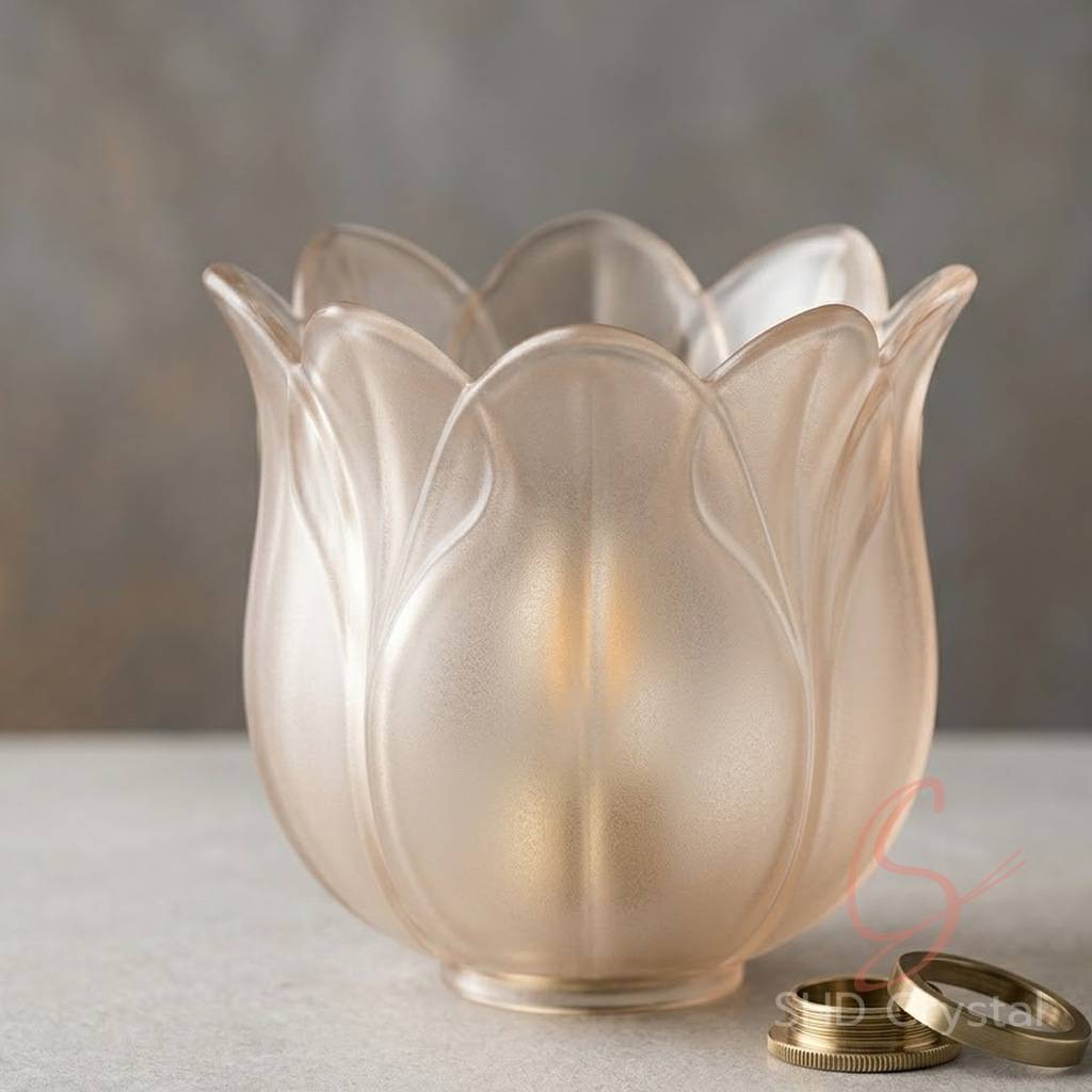 tulip glass lamp shades factory
