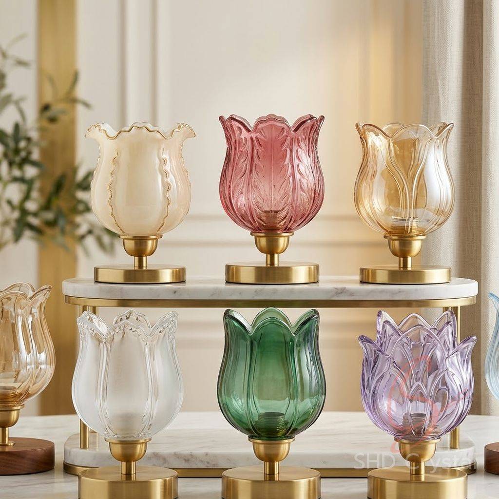 tulip glass lamp shades manufacturers