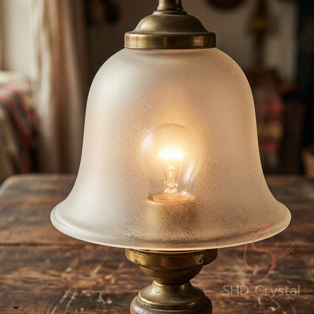 vintage frosted glass lamp shades factory