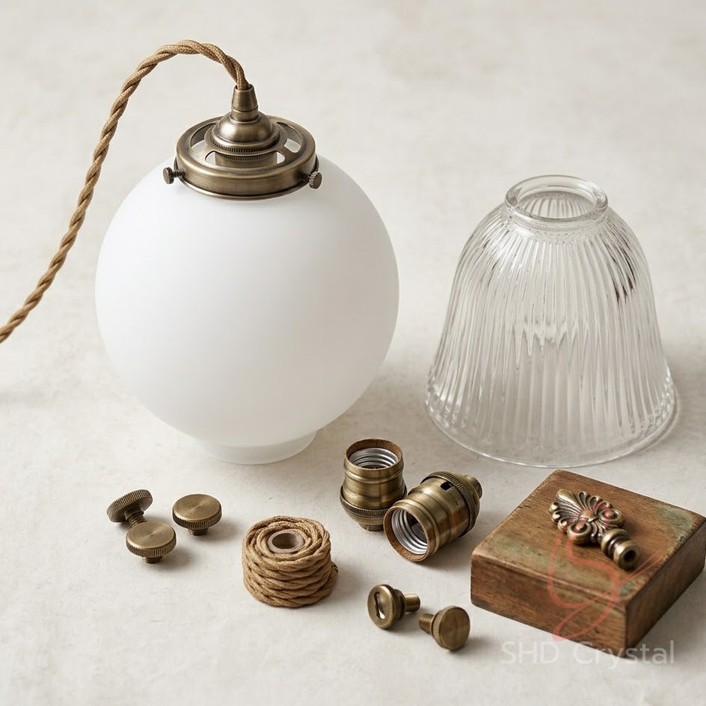 vintage glass lamp shades manufacturers