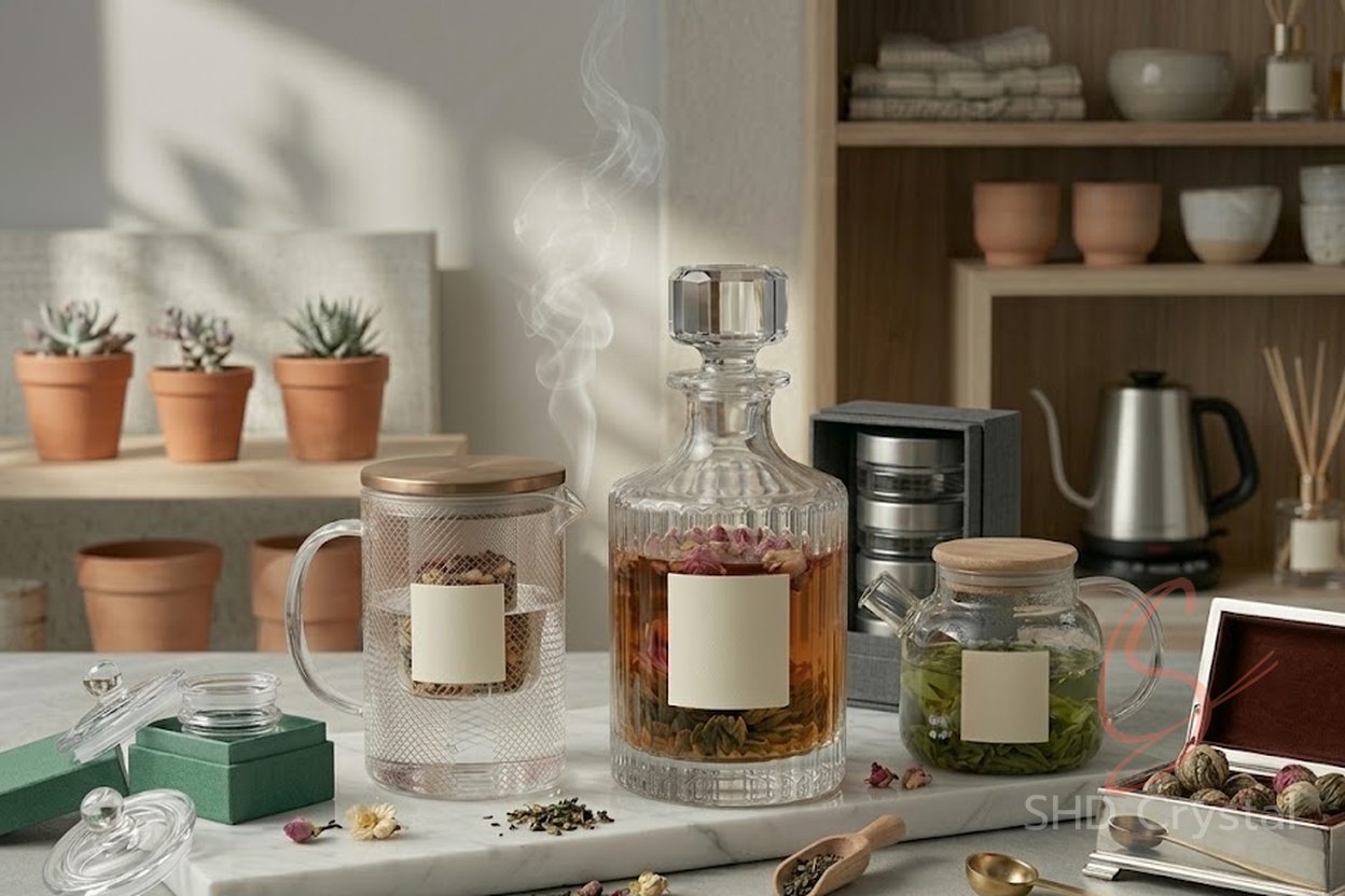 visible infusion glassware