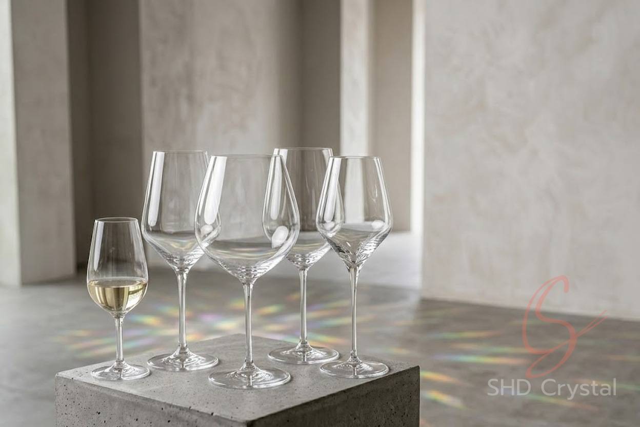 white wine glass factory