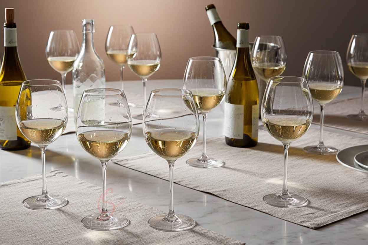 white wine glass factory