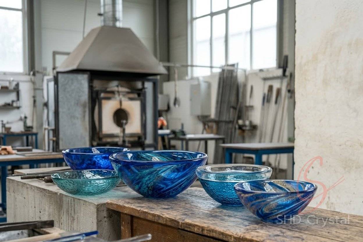 wholesale blue vessel basin