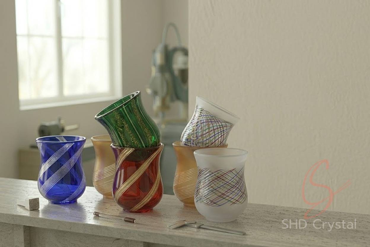 wholesale tulip glass lamp shades oem