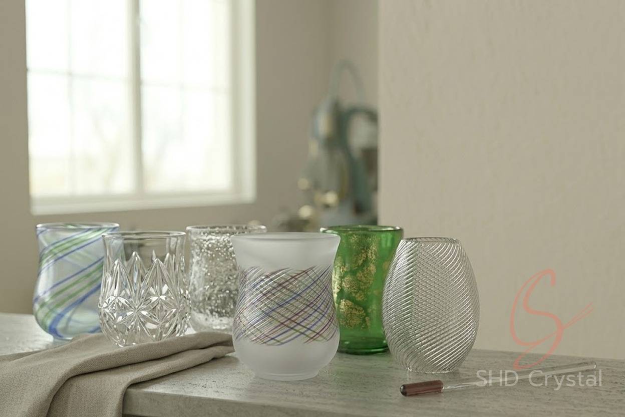 wholesale vintage glass lamp shades oem