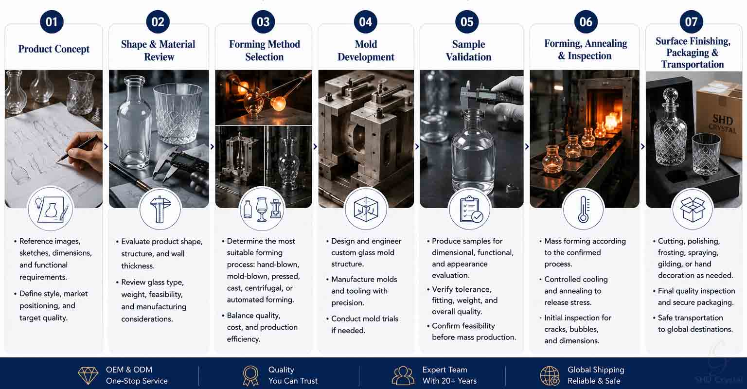 Glass Forming Process Development Workflow