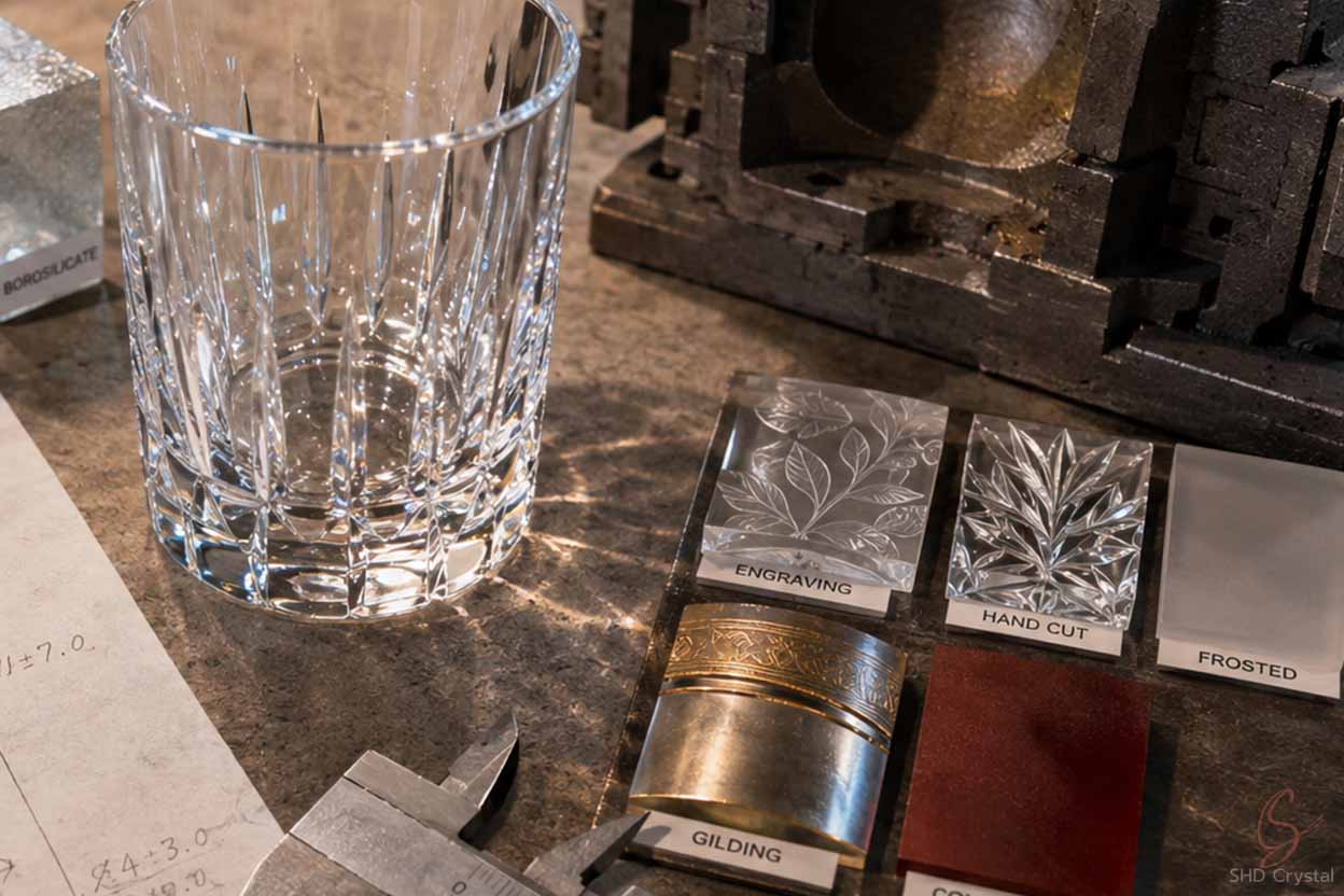 bespoke crystal glass manufacturing