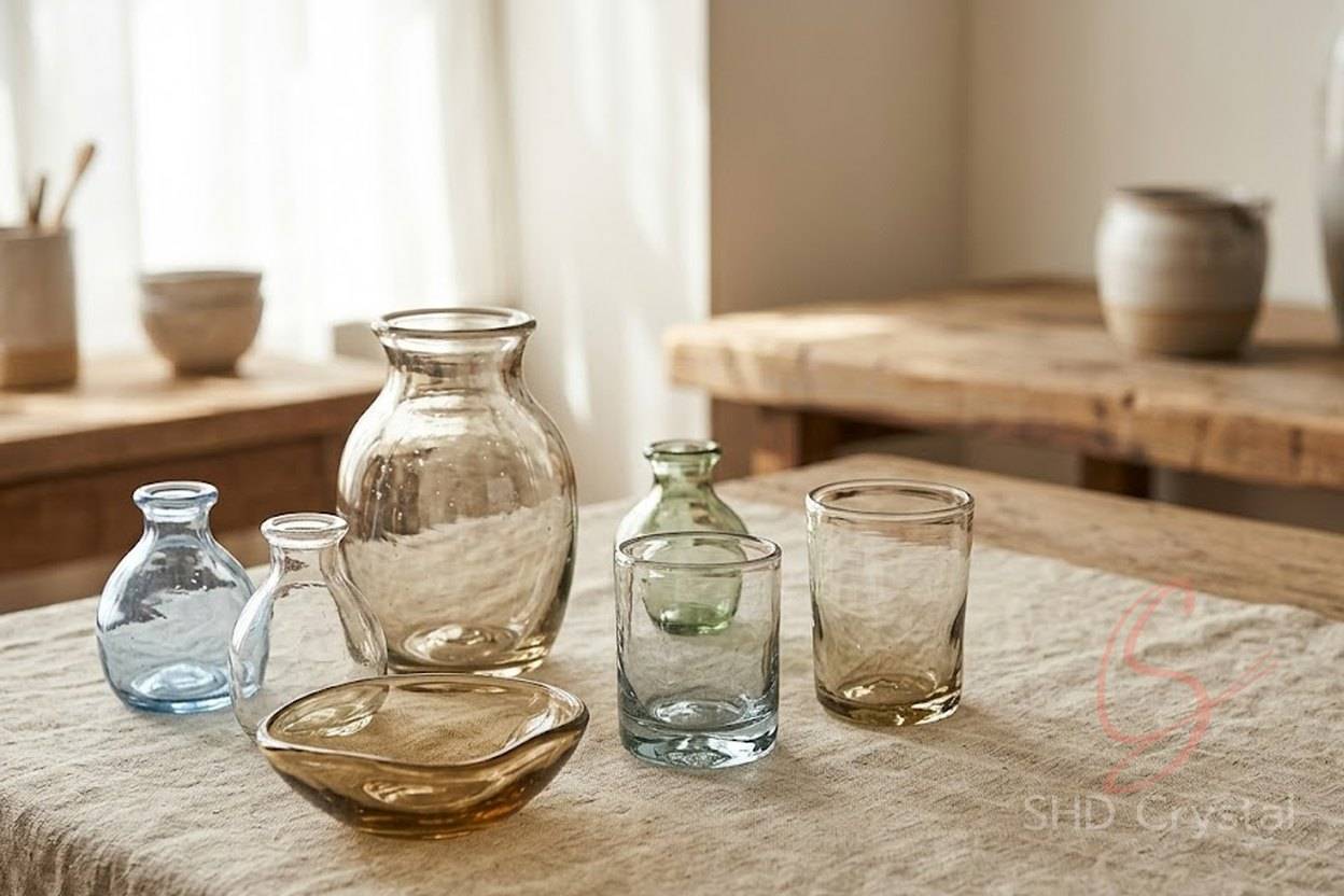 hand-blown glass factory