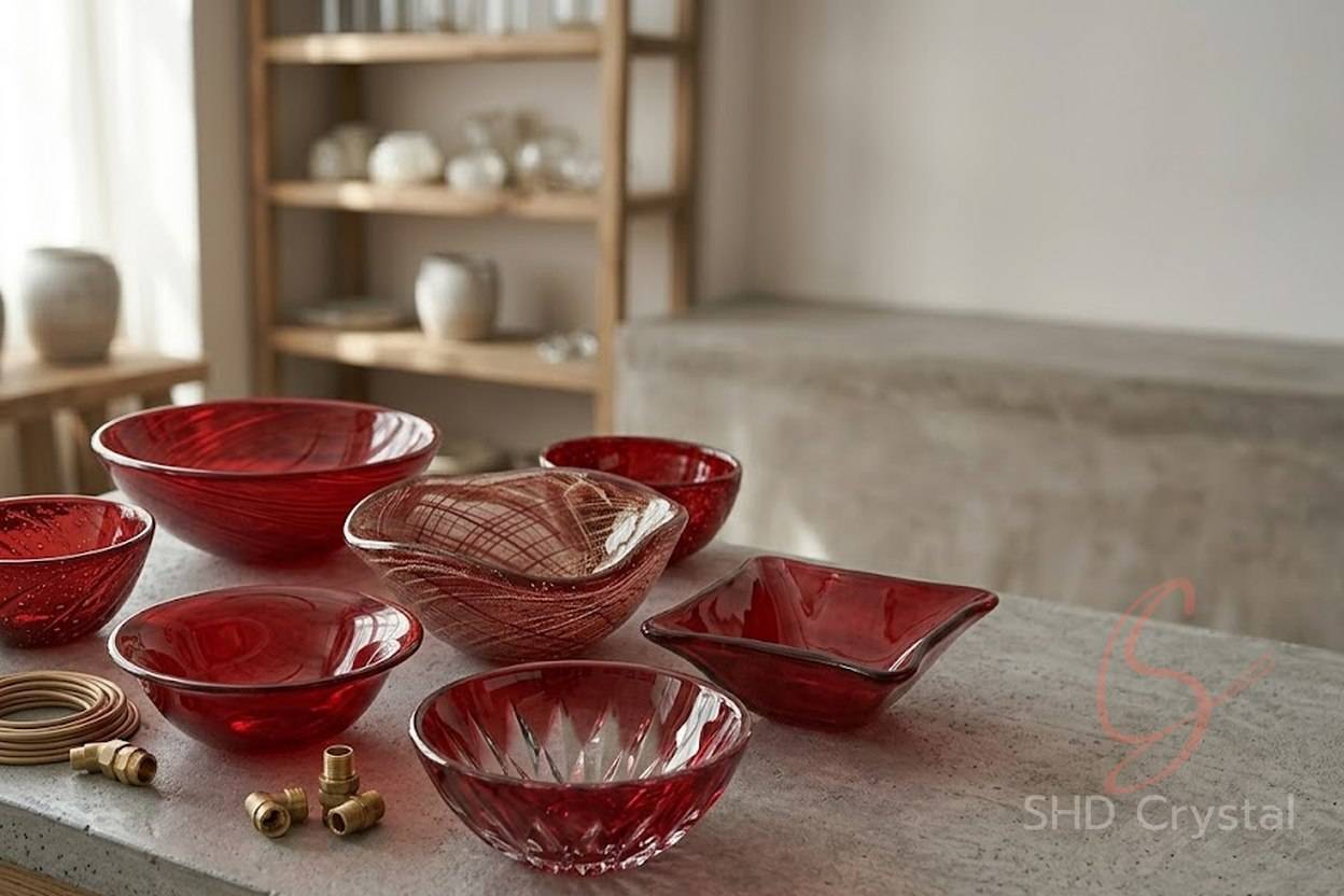 wholesale red wash basin