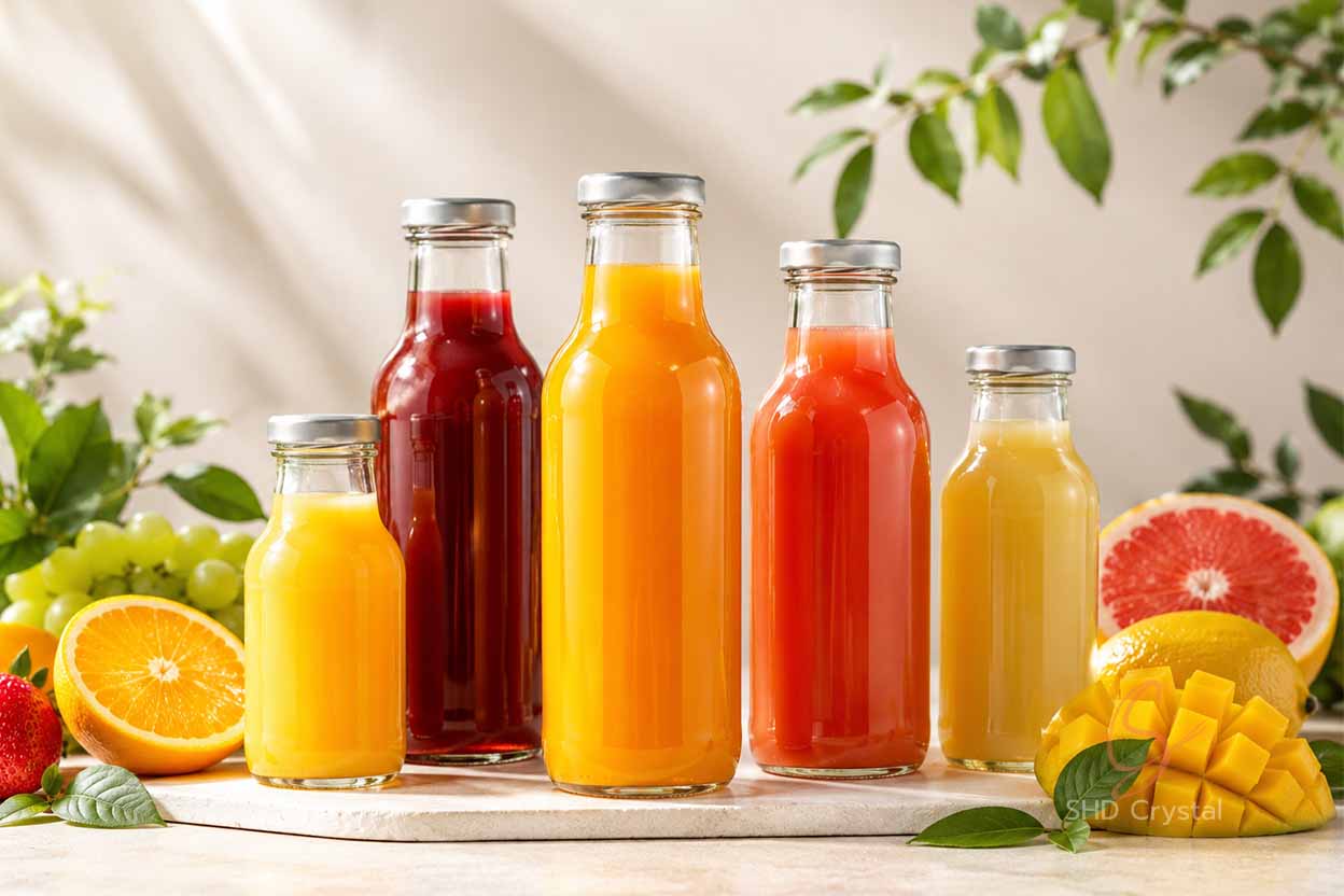 bulk glass juice bottles