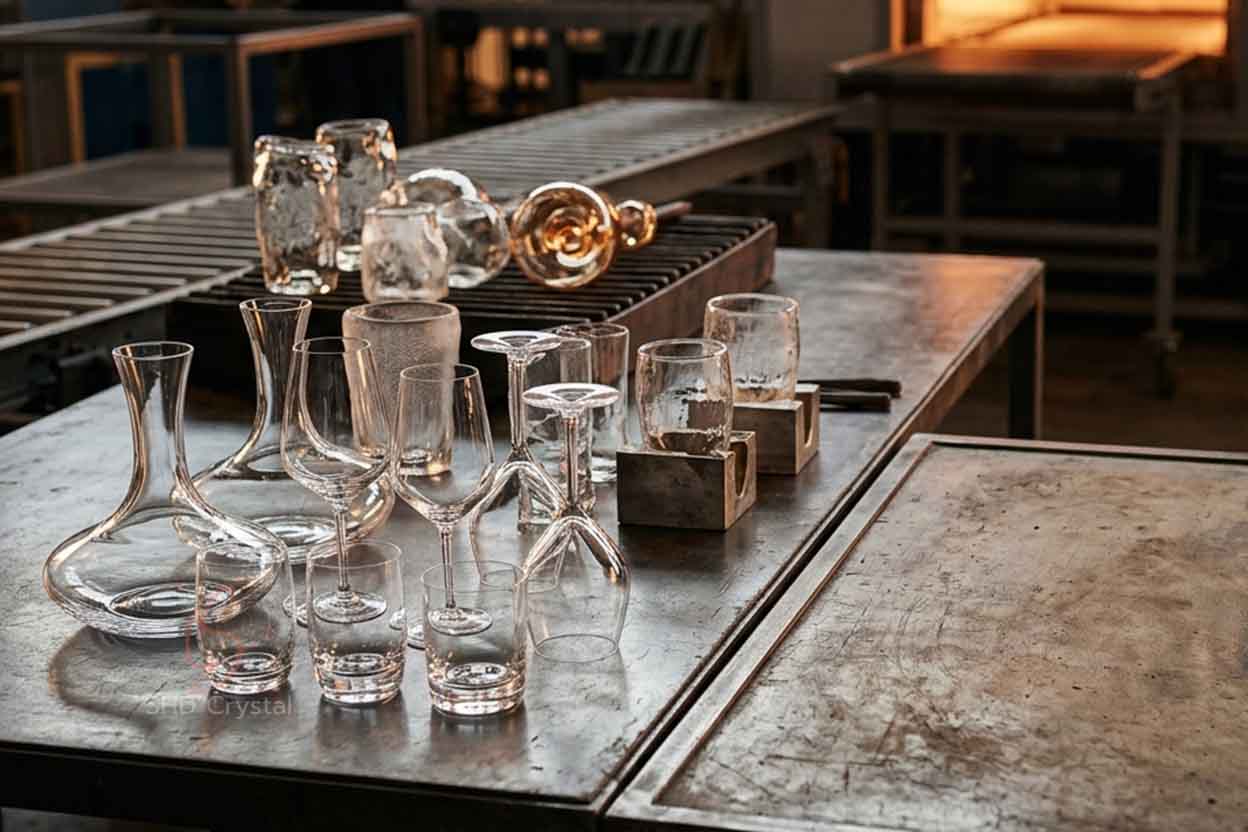 crystal glass annealing process
