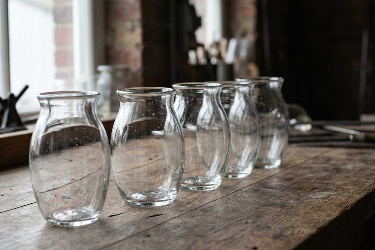hand blown glass tolerance