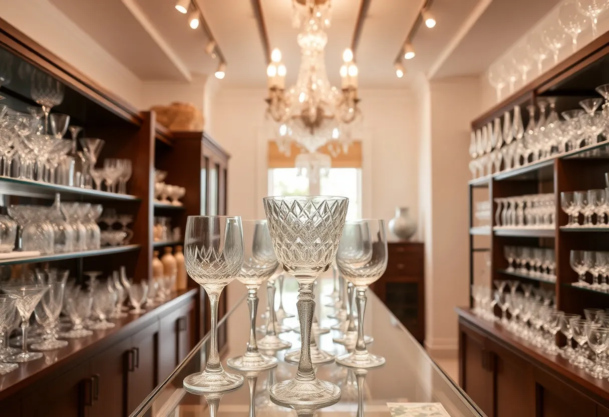 crystal glassware