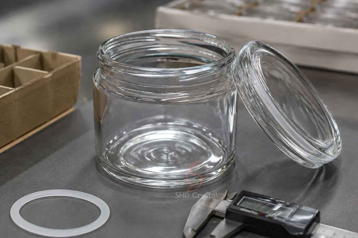 wide mouth glass jar